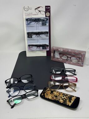 Reading glasses lot of 10 pcs with +1.50 magnification